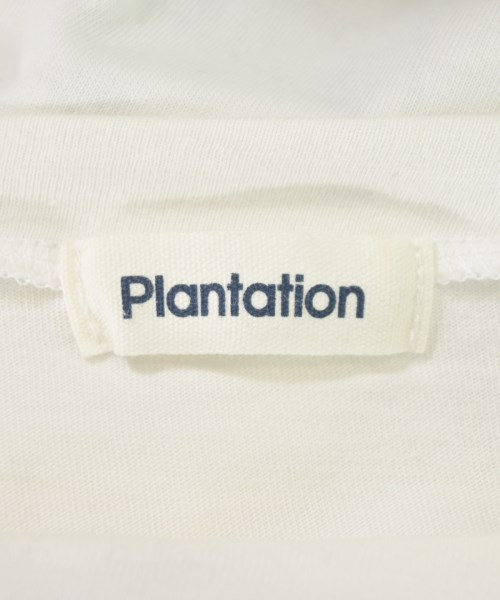 plantation（プランテーション）Tシャツ・カットソー 白 サイズ:2(M位) レディース/2200716920038