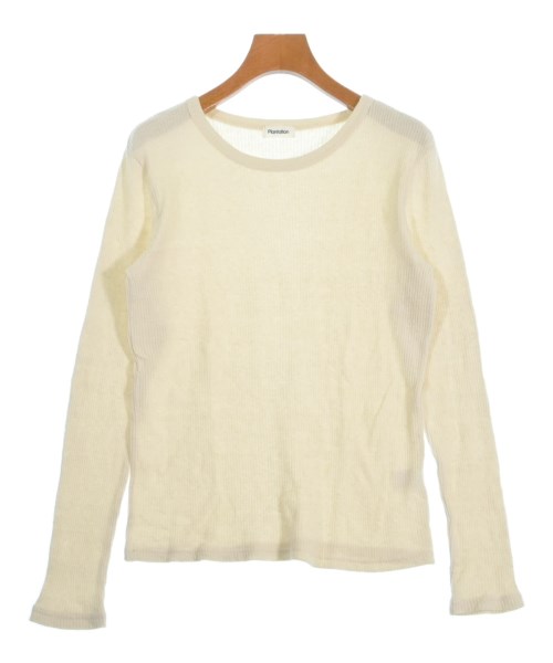 plantation(プランテーション)Tシャツ・カットソー 白 サイズ:M/2200642973085