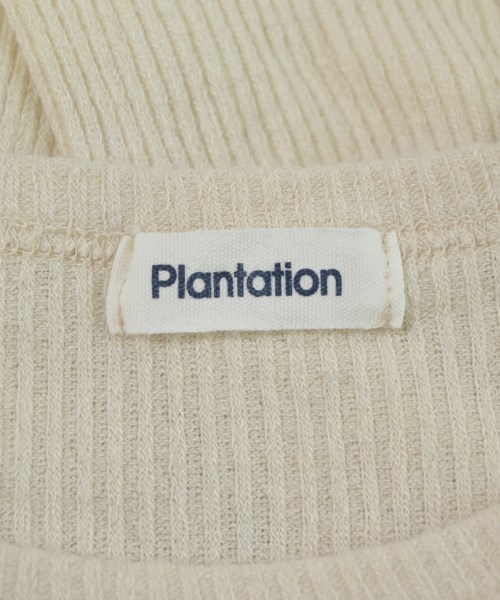 plantation（プランテーション）Tシャツ・カットソー 白 サイズ:M レディース/2200642973085