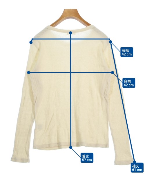 plantation（プランテーション）Tシャツ・カットソー 白 サイズ:M レディース/2200642973085