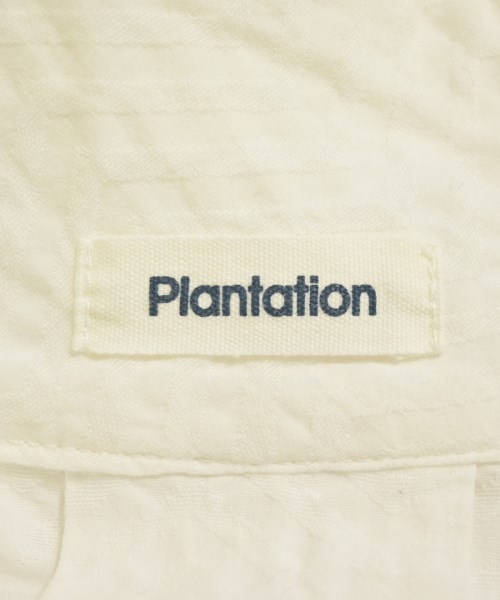 plantation（プランテーション）カジュアルシャツ 白 サイズ:M レディース/2200642973092