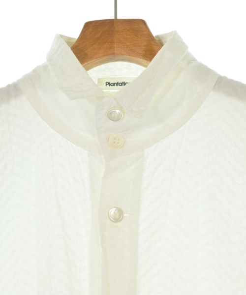 plantation（プランテーション）カジュアルシャツ 白 サイズ:M レディース/2200642973092