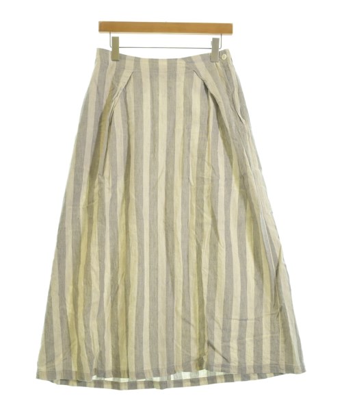 plantation(プランテーション)ロング・マキシ丈スカート 白 サイズ:M/2200643726055