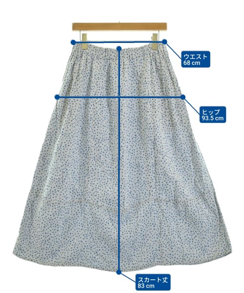 plantation（プランテーション）ロング・マキシ丈スカート 白 サイズ:M レディース/2200643726079