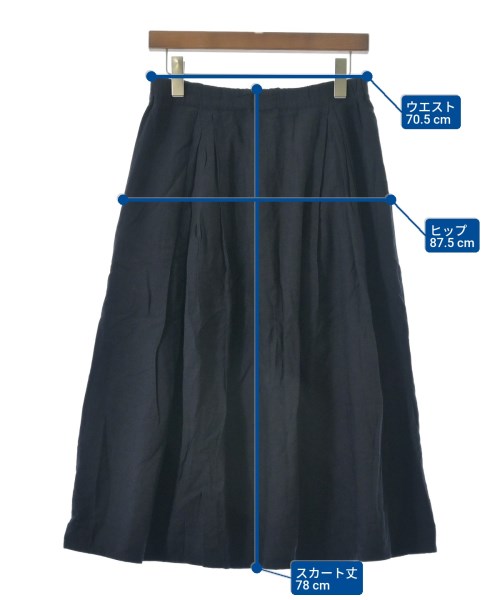 plantation（プランテーション）ロング・マキシ丈スカート 紺 サイズ:M レディース/2200643726086