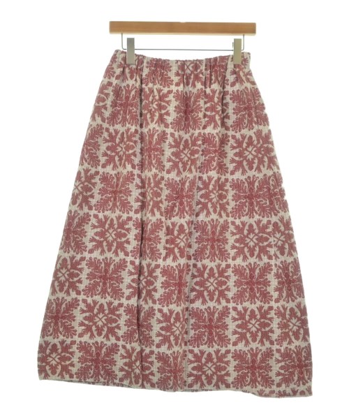 plantation(プランテーション)ロング・マキシ丈スカート 赤 サイズ:M/2200643726116