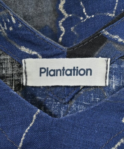 plantation（プランテーション）ワンピース 青 サイズ:M レディース/2200643726208