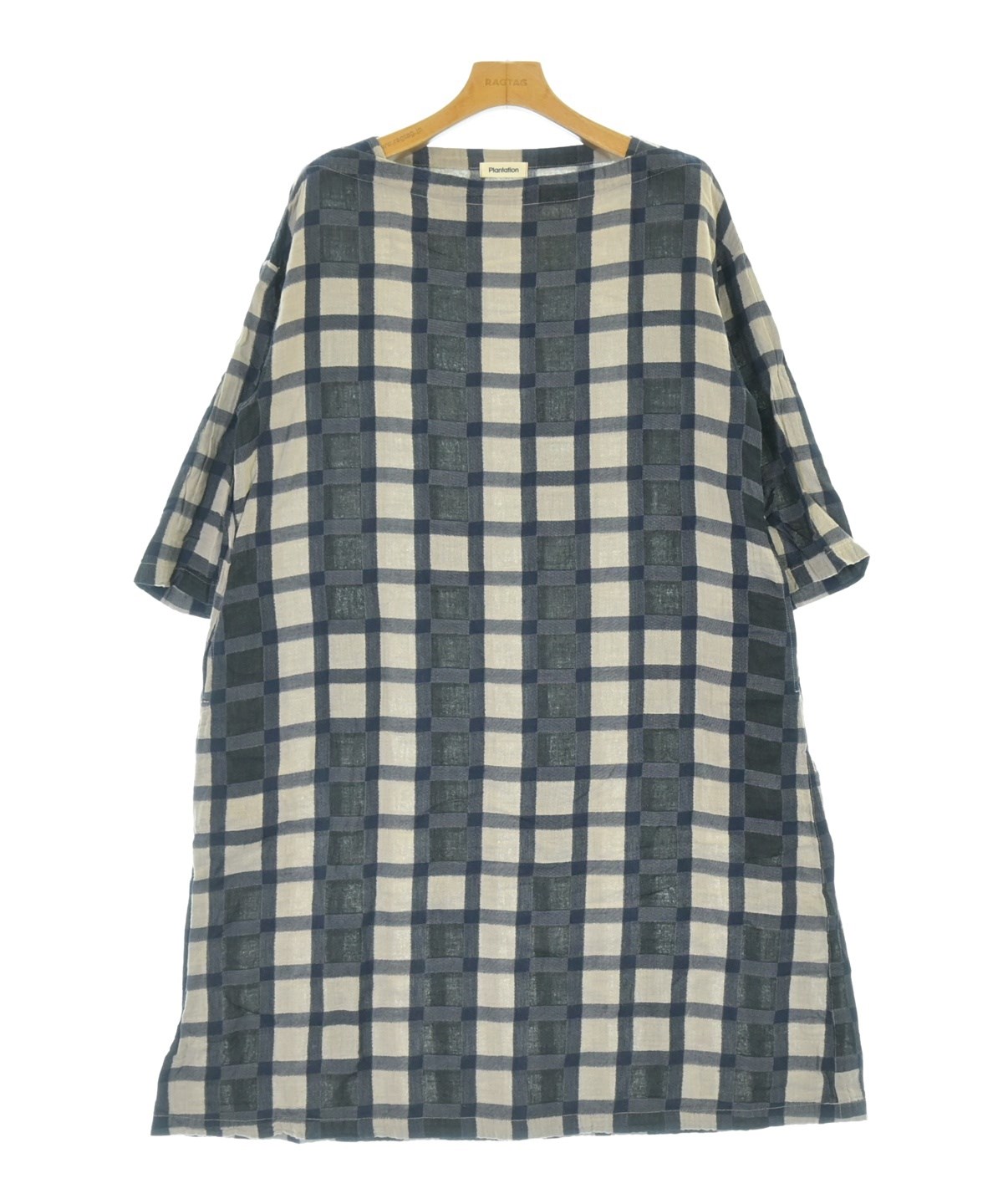 plantation（プランテーション）ワンピース 紺 サイズ:M レディース