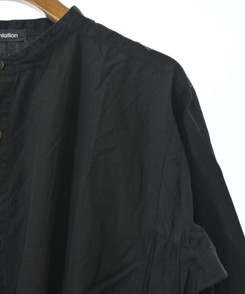 plantation（プランテーション）シャツワンピース 黒 サイズ:M レディース/2200643726338