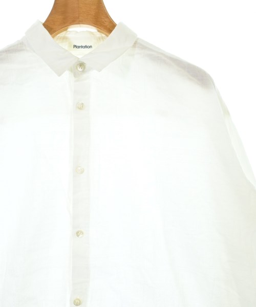 plantation（プランテーション）カジュアルシャツ 白 サイズ:M レディース/2200643726345