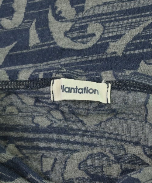 plantation（プランテーション）Tシャツ・カットソー 紺 サイズ:2(M位) レディース/2200701311568