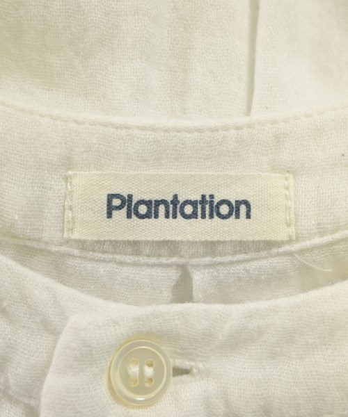 plantation（プランテーション）シャツワンピース 白 サイズ:M レディース/2200661014059