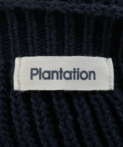 plantation（プランテーション）ニット・セーター 紺 サイズ:M レディース/2200664224080