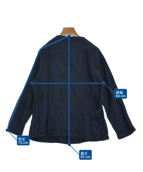 plantation（プランテーション）デニムジャケット 紺 サイズ:M レディース/2200665605079