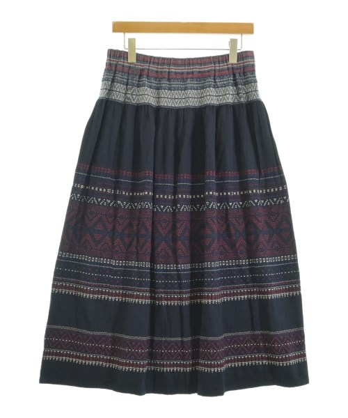 plantation(プランテーション)ロング・マキシ丈スカート 紺 サイズ:M/2200665605147