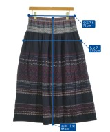 plantation（プランテーション）ロング・マキシ丈スカート 紺 サイズ:M レディース/2200665605147