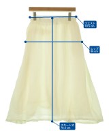 plantation（プランテーション）ロング・マキシ丈スカート 白 サイズ:M レディース/2200665605185