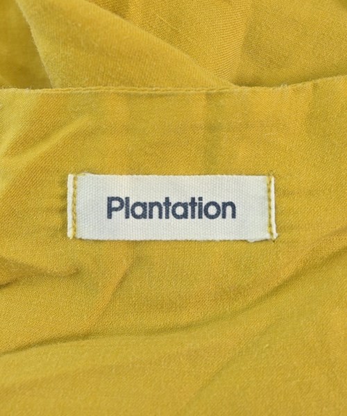 plantation（プランテーション）シャツワンピース 黄 サイズ:M レディース/2200665605284