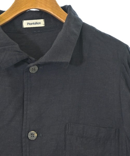 plantation（プランテーション）シャツワンピース 紺 サイズ:M レディース/2200665605345