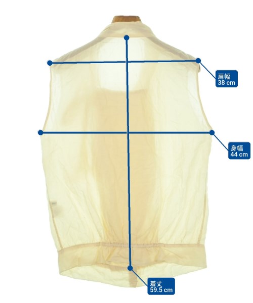 plantation（プランテーション）ベスト 黄 サイズ:M レディース/2200665605369