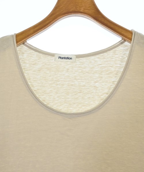 plantation（プランテーション）Tシャツ・カットソー ベージュ サイズ:M レディース/2200731956043