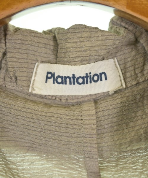 plantation（プランテーション）カジュアルシャツ ベージュ サイズ:M レディース/2200732898014
