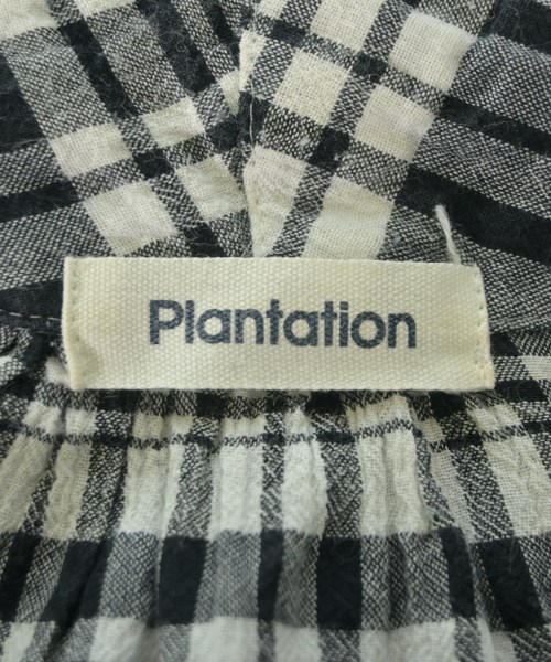 plantation（プランテーション）カジュアルシャツ 黒 サイズ:2(M位) レディース/2200717426072