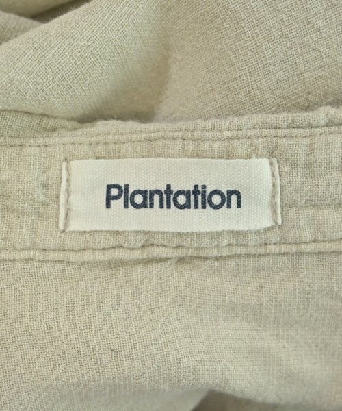 plantation（プランテーション）カジュアルシャツ ベージュ サイズ:M レディース/2200678830055