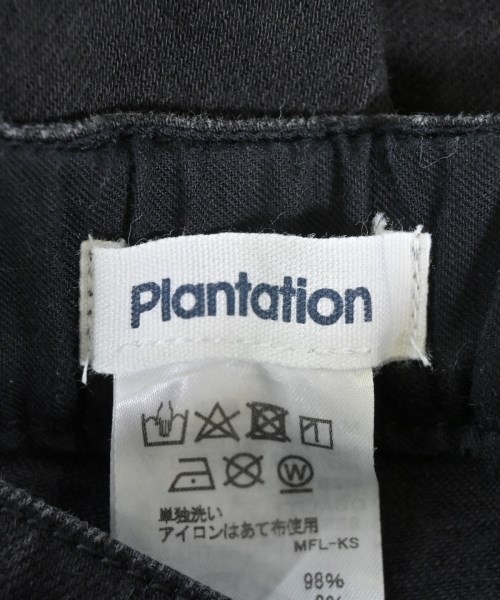 plantation（プランテーション）デニムパンツ 黒 サイズ:S レディース/2200680038029