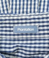 plantation（プランテーション）シャツワンピース 紺 サイズ:M レディース/2200686471011