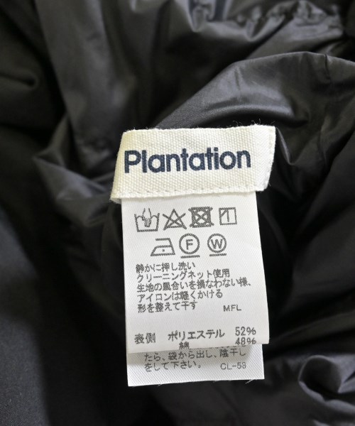 plantation（プランテーション）ダウンジャケット/ダウンベスト 黒 サイズ:S レディース/2200679900047