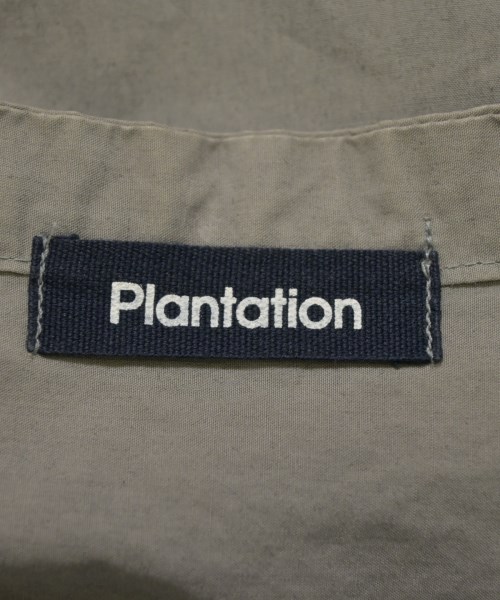 plantation（プランテーション）シャツワンピース グレー サイズ:M レディース/2200690086034