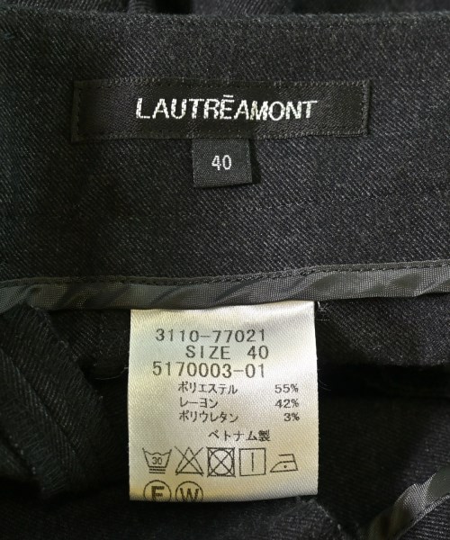 LAUTREAMONT（ロートレアモン）スラックス グレー サイズ:40(M位) レディース/2200612859166