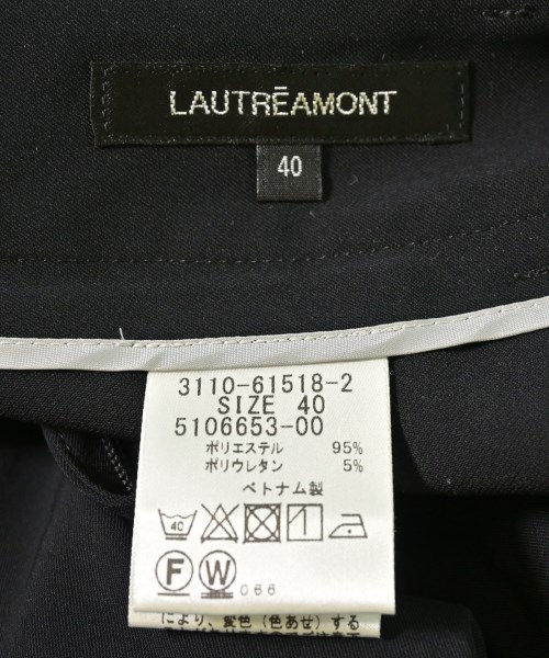 LAUTREAMONT（ロートレアモン）スラックス 黒 サイズ:40(M位) レディース/2200612859173