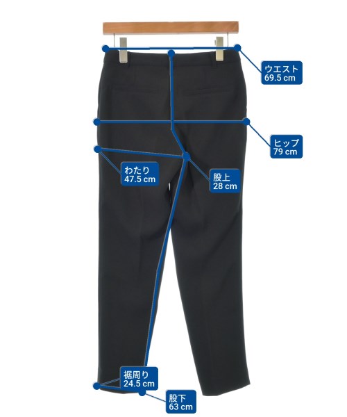 LAUTREAMONT（ロートレアモン）スラックス 黒 サイズ:36(S位) レディース/2200613021043