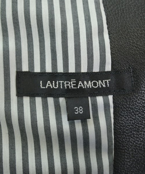 LAUTREAMONT（ロートレアモン）ライダース 黒 サイズ:38(M位) レディース/2200630660065