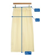 LAUTREAMONT（ロートレアモン）ロング・マキシ丈スカート 黄 サイズ:40(M位) レディース/2200695708078