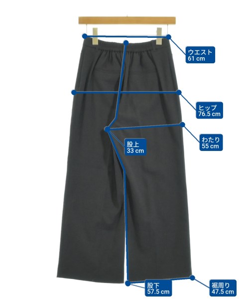 LAUTREAMONT（ロートレアモン）クロップドパンツ 黒 サイズ:36(S位) レディース/2200655117018