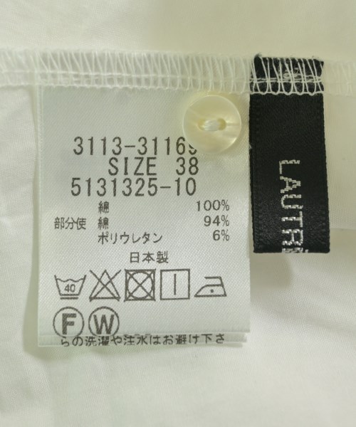 LAUTREAMONT（ロートレアモン）カジュアルシャツ 白 サイズ:38(M位) レディース/2200655695066