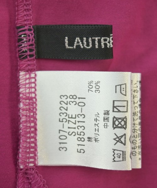 LAUTREAMONT（ロートレアモン）ブラウス ピンク サイズ:38(M位) レディース/2200713511208