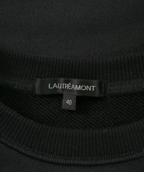 LAUTREAMONT（ロートレアモン）スウェット 黒 サイズ:40(M位) レディース/2200645621068