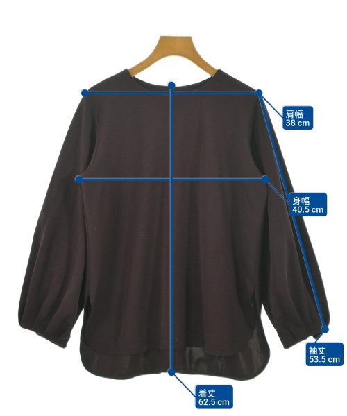 LAUTREAMONT（ロートレアモン）ブラウス 茶 サイズ:38(M位) レディース/2200645969047