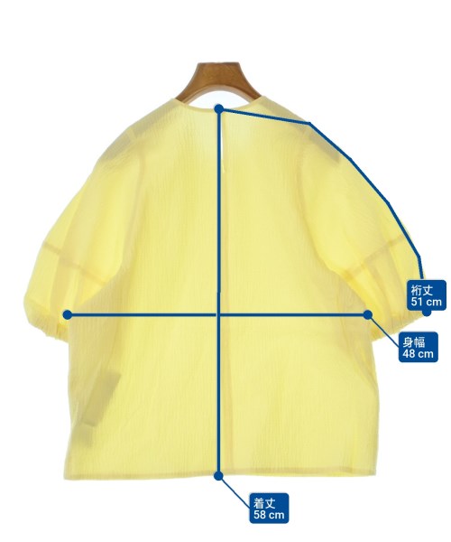 LAUTREAMONT（ロートレアモン）ブラウス 黄 サイズ:38(M位) レディース/2200646081076