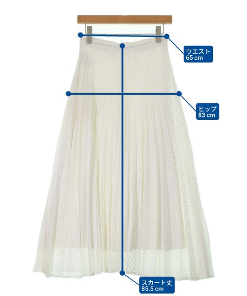 LAUTREAMONT（ロートレアモン）ロング・マキシ丈スカート 白 サイズ:38(M位) レディース/2200669100068