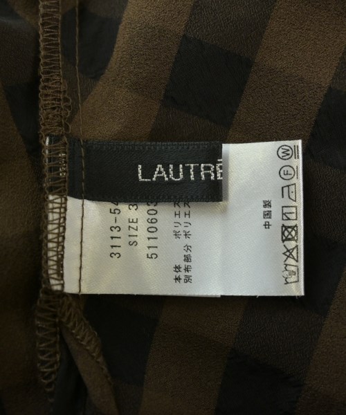 LAUTREAMONT（ロートレアモン）ブラウス 茶 サイズ:38(M位) レディース/2200670896035
