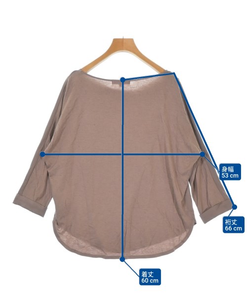 LAUTREAMONT（ロートレアモン）Tシャツ・カットソー 茶 サイズ:38(M位) レディース/2200683344172