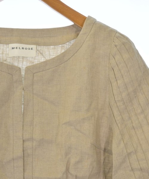 MELROSE（メルローズ）カジュアルシャツ ベージュ サイズ:-(L位) レディース/2200616141076