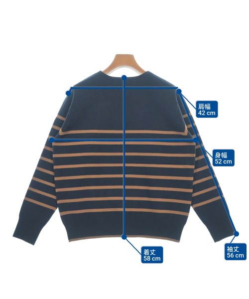 MELROSE（メルローズ）ニット・セーター 紺 サイズ:F レディース/2200667381049