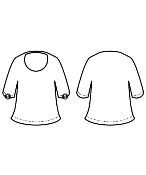 MOGA（モガ）ブラウス 紺 サイズ:1(S位) レディース/2200641143014