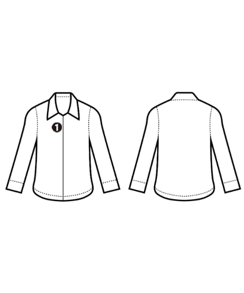 MOGA（モガ）ブラウス 白 サイズ:2(M位) レディース/2200620827188